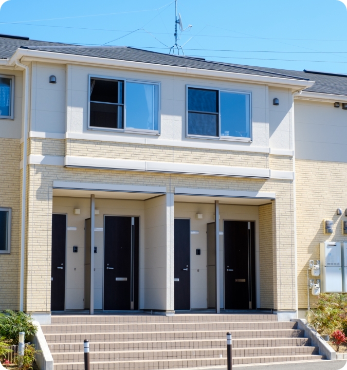 アパートの外観